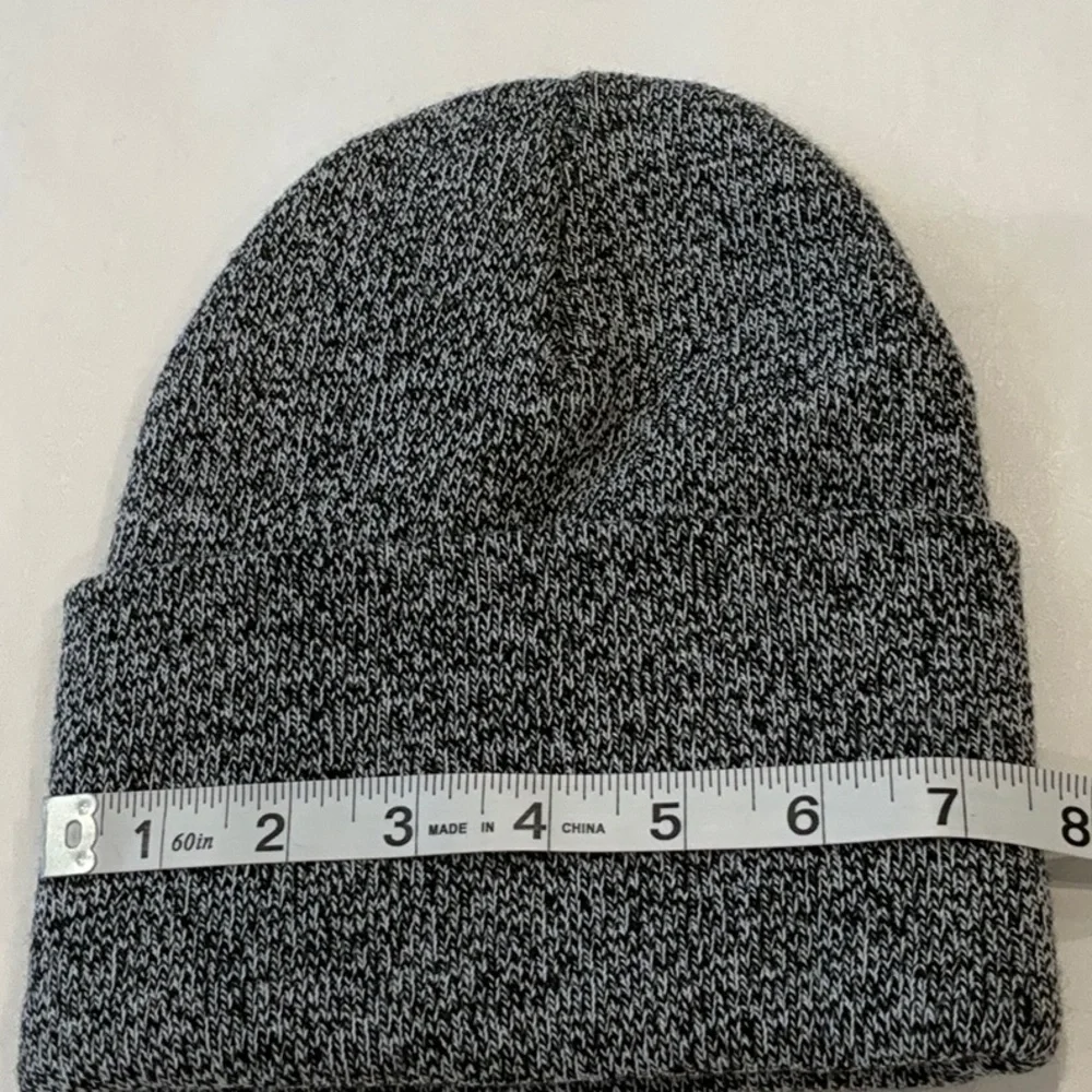 Carhartt Marled Black & White Cuffed Beanie